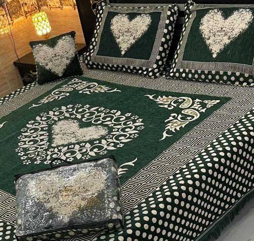 4 PC velvet bedsheets cash on delivery free shipping 