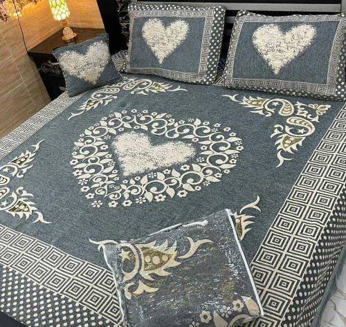 4 PC velvet bedsheets cash on delivery free shipping 