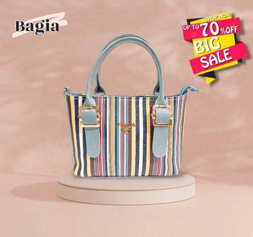 women's pu leather printed handbag 
