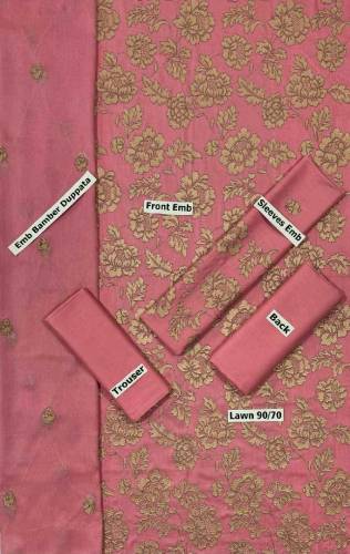 Women Lawn Embroidery Collection