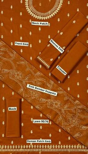 Women Lawn Embroidery Collection