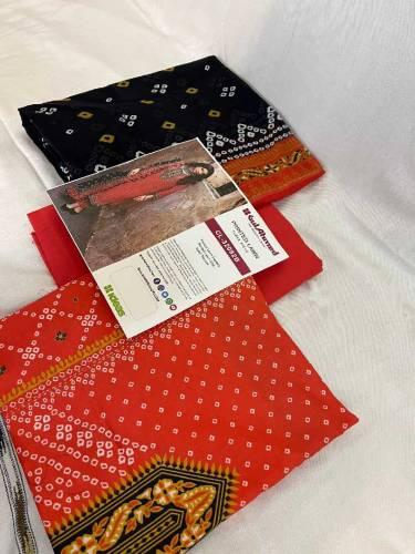 💯 Orignal Gul Ahmed unstitch 3Pc lawn suits