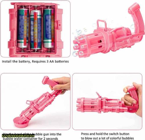 bubble gun toy for kids 
