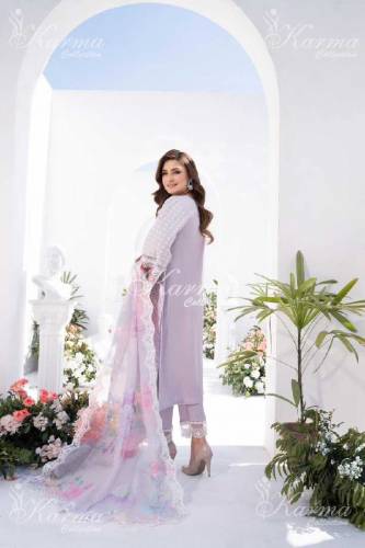 karma branded lawn dresss 