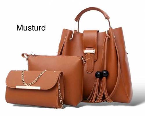 3 PCs bag set  with out chain  all colors 