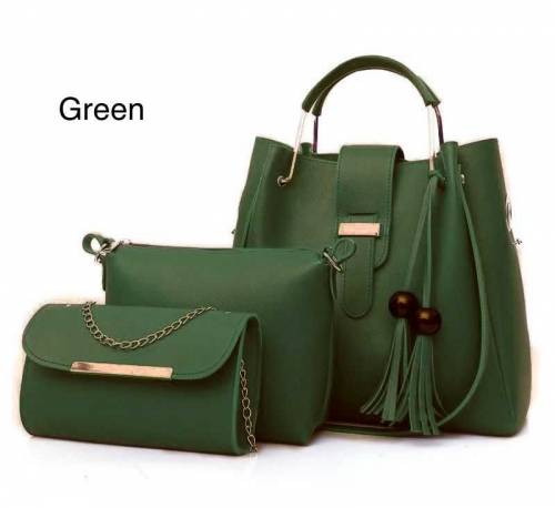 3 PCs bag set  with out chain  all colors 