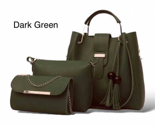 3 PCs bag set  with out chain  all colors 