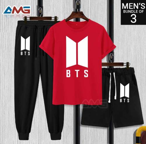 BOYS BTS TRACK SUIT WITH SHORTS 