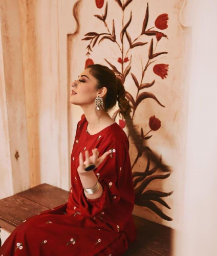 2pc stitched Embroidery suit