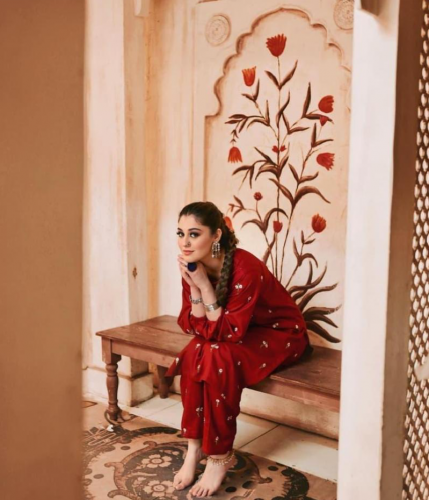 2pc stitched Embroidery suit