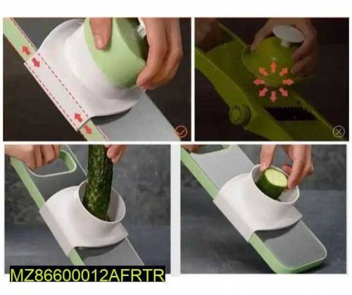 5 in 1 stainless steel fruit and vegetables cutter 