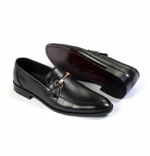 Leather Handmade Loafer Shoes For Mens