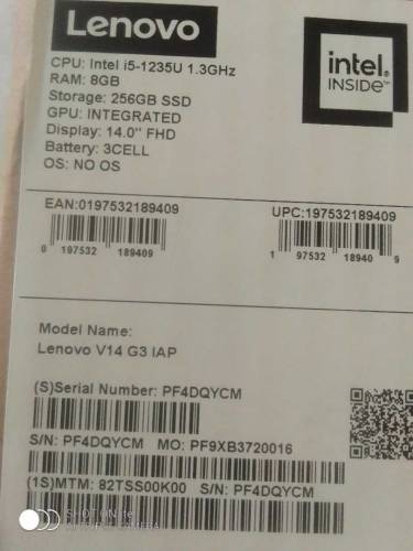 Lenovo laptop core i5 12 generation 