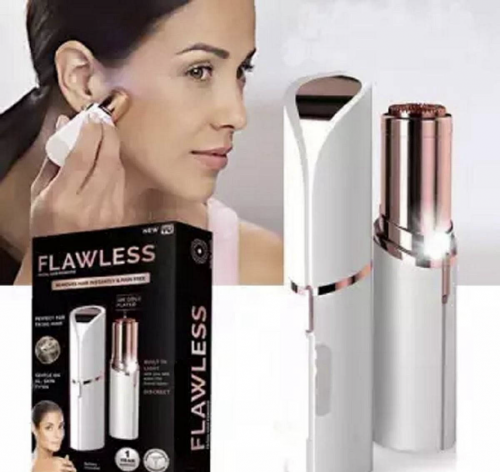 •  Removes Hair Instantly•  Pain Free•  The Finishing Touch Flawless 