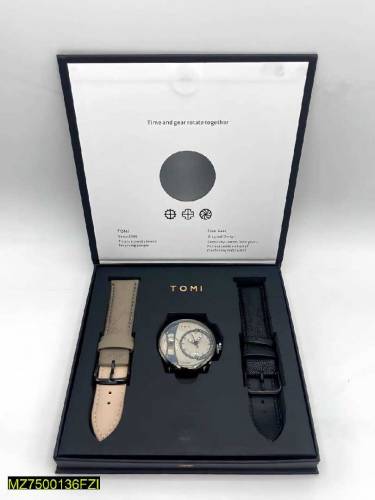 Mens stainless steel anlog watch 