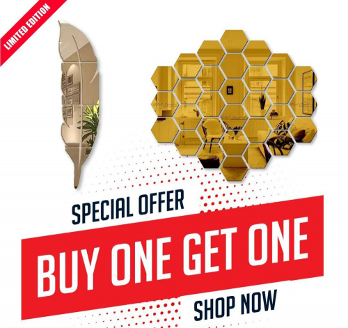 leave and hexa wall hanging 