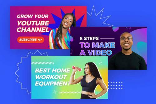 YouTube thumbnails maker available 