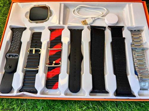 7 in 1 Straps with Smart Watch Set 