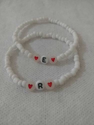 cute korean customize beaded bracelets 