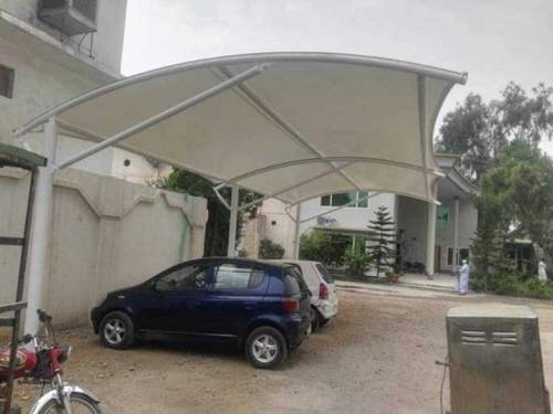 PVC tensile fabric car parking shades 