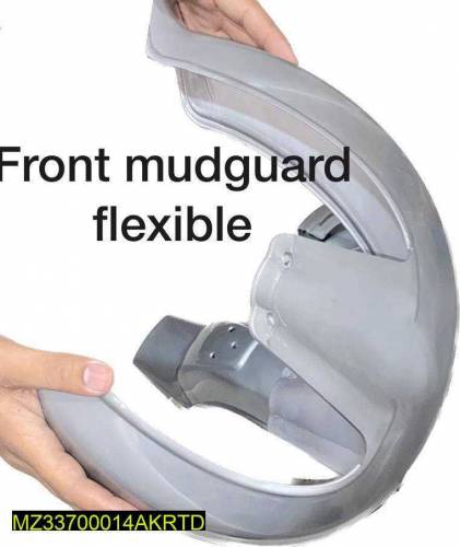 •  Bike Front Flexible Mudguard •  Dust Stoper•  Compatible With All