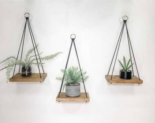 Mini Plant wood Shelves Pack of 3
