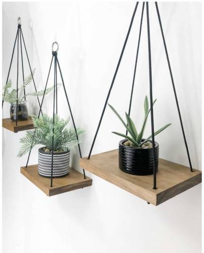 Mini Plant wood Shelves Pack of 3