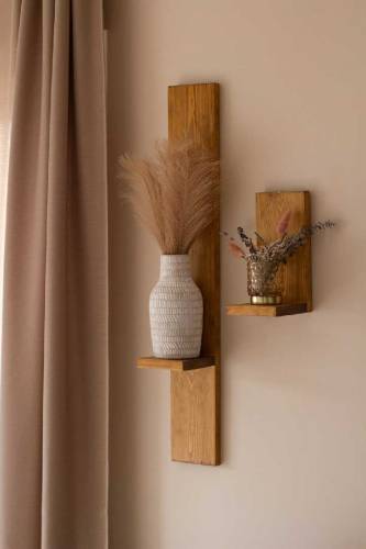 Set Of 2 Wall Hanging Sconces Plant shelf