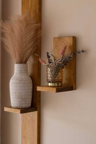 Set Of 2 Wall Hanging Sconces Plant shelf