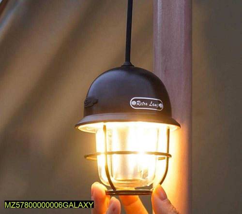 LED Camping lantern 200lm rechargeable light yellow 