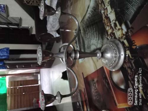 SILVER PLATED CANDEL HOLDER MADE IN ENGLAND 