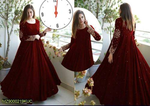 3 PCS woman stitched fancy shamoz silk embroidered Maxy 