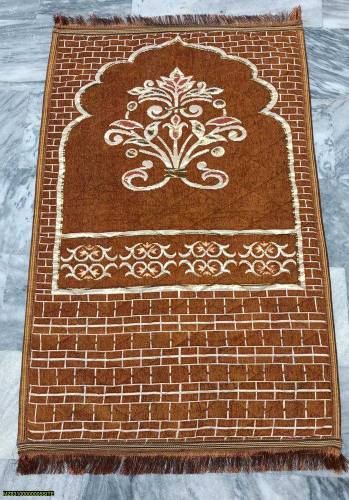 Velvet embossed prayer mat for sale