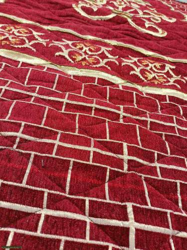 Velvet embossed prayer mat for sale