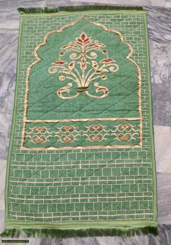 Velvet embossed prayer mat for sale