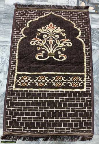 Velvet embossed prayer mat for sale