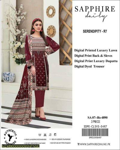 1x shirt, 1x trouser, 1x dupatta 