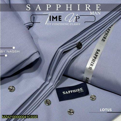 Sapphire Men's Unstitched Wash n Wear Suits