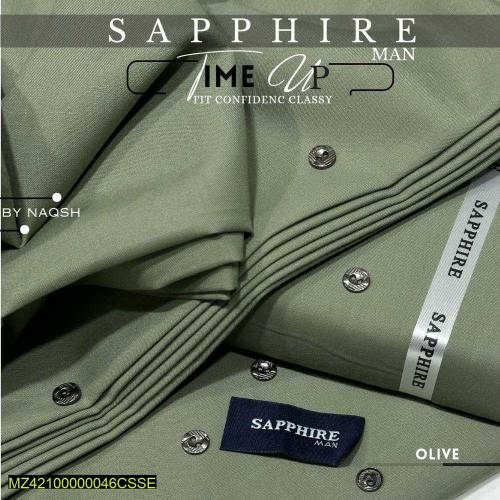 Sapphire Men's Unstitched Wash n Wear Suits
