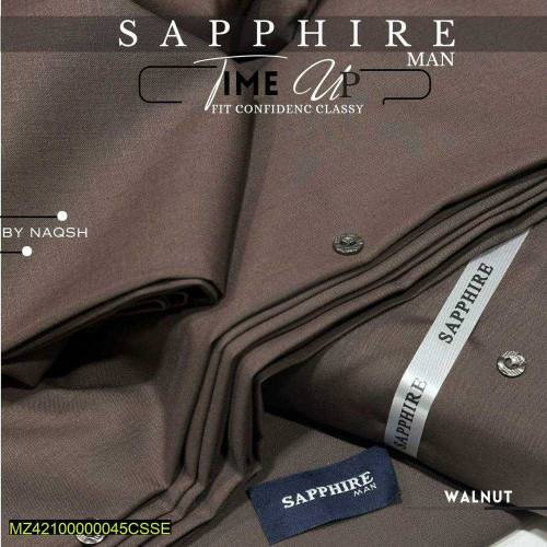 Sapphire Men's Unstitched Wash n Wear Suits