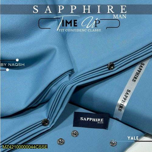 Sapphire Men's Unstitched Wash n Wear Suits