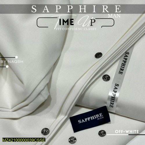 Sapphire Men's Unstitched Wash n Wear Suits