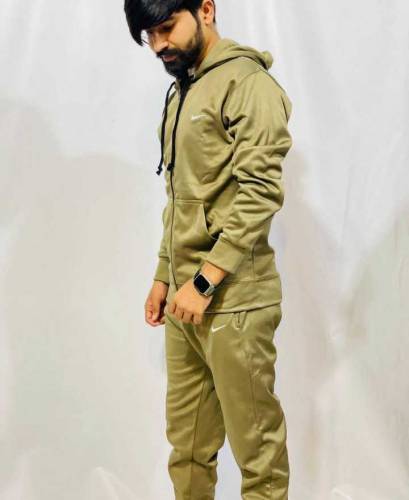 Men,s stitched  polyester fleece track suit