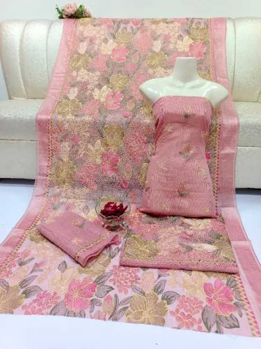 Beautiful self machine embroidery work collectionShirt duppatta on pur