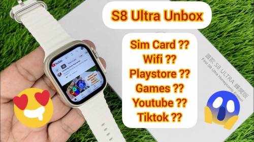 S8 4G ultra smart watch Cash on delivery all over Pakistan 