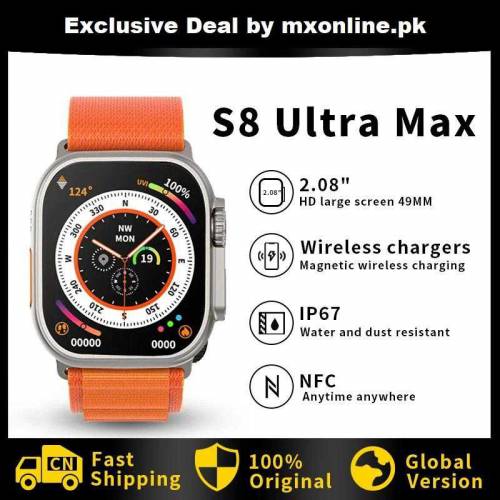 S8 4G ultra smart watch Cash on delivery all over Pakistan 