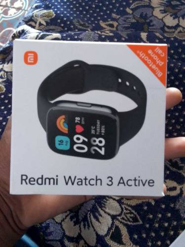 Redmi watch 3 active /Made in China/Color: black/Bluetooth connect 