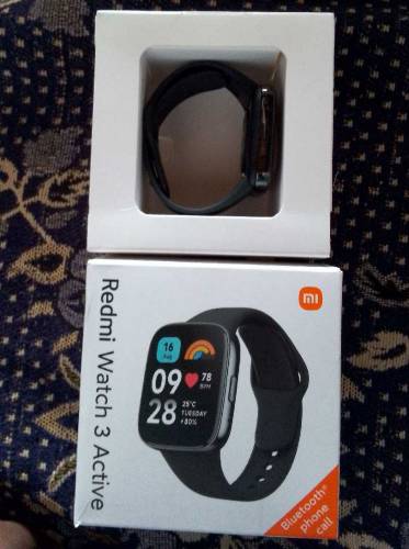 Redmi watch 3 active /Made in China/Color: black/Bluetooth connect 
