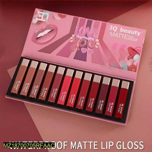 *Matte Lip Gloss Pack Of 12*Available in stock Buy now 😍 Free Delivery