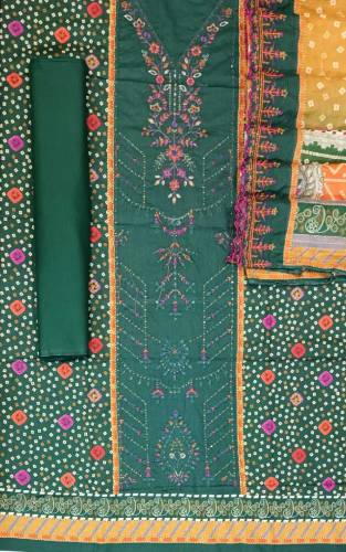 EXCLUSIVE BIN SAEED EMBROIDERED LAWN UNSTITCHED COLLECTION 2024